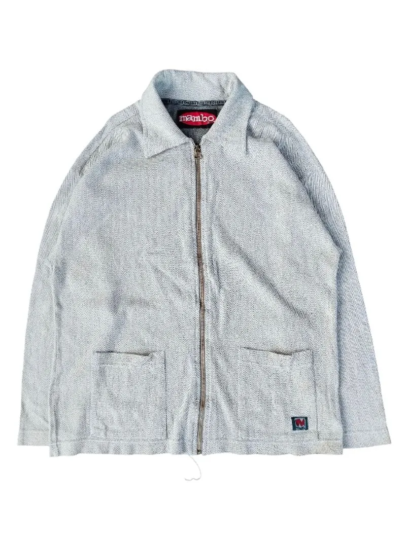 Vintage mambo italy knit work jacket photo 1
