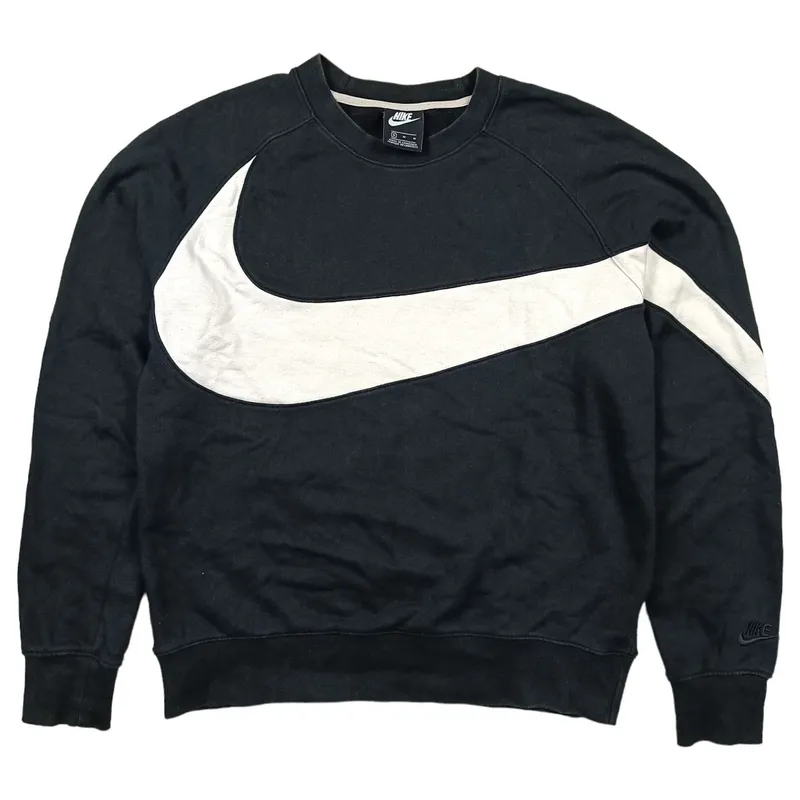 Nike Sweatshirt Pria white black photo 1