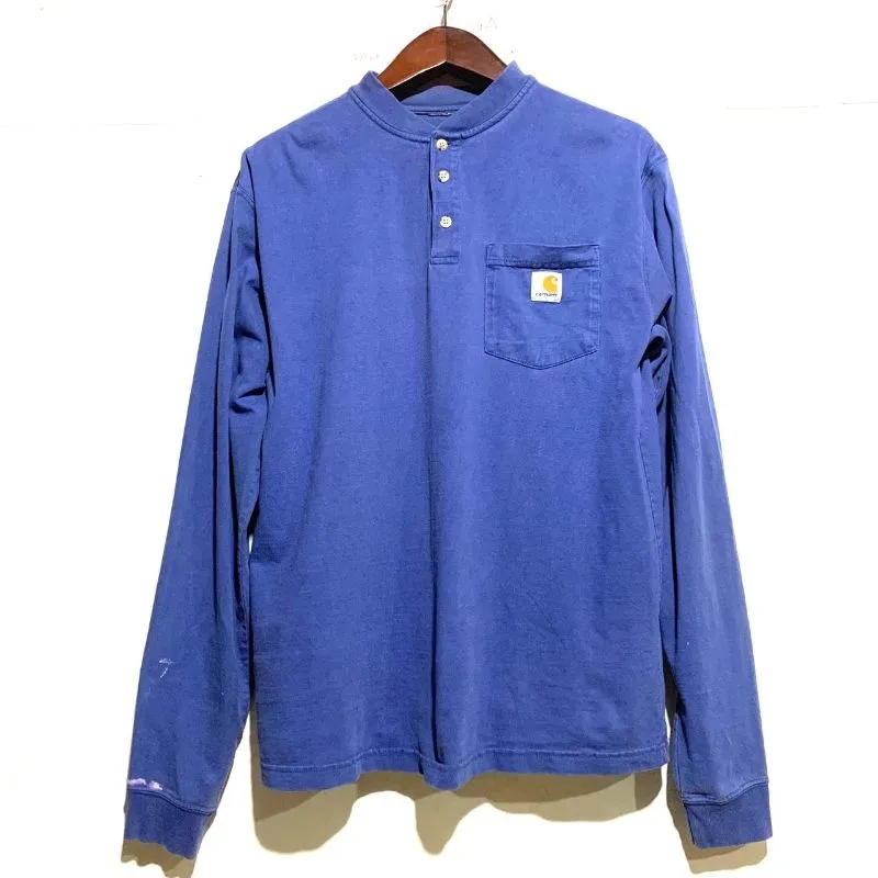 CARHARTT Long Sleeve ori fit L 73x58 minus noda cat lengan photo 1