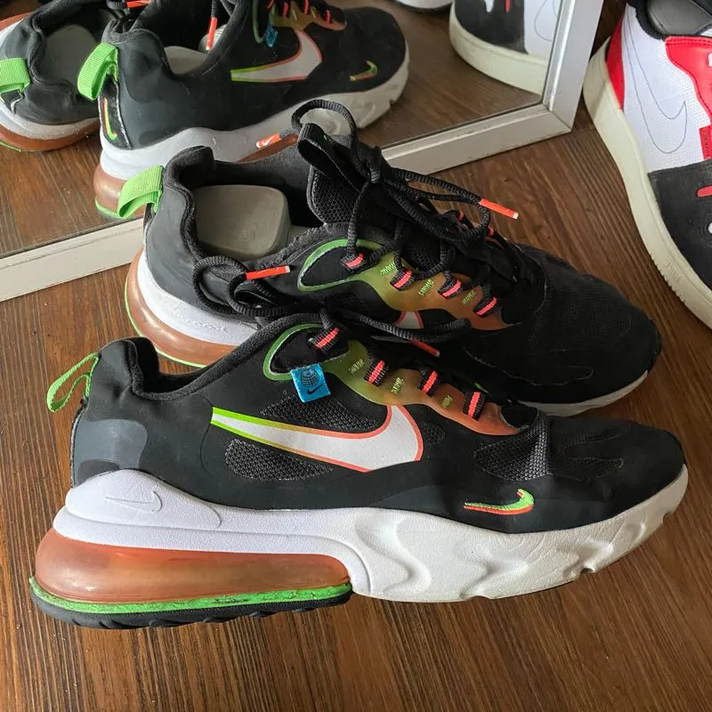Nike Air Max 270 React Black Multicolor Original photo 1