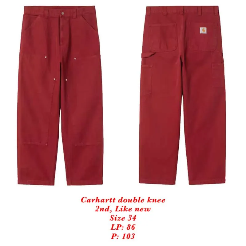 Celana Carhartt double knee like new photo 1