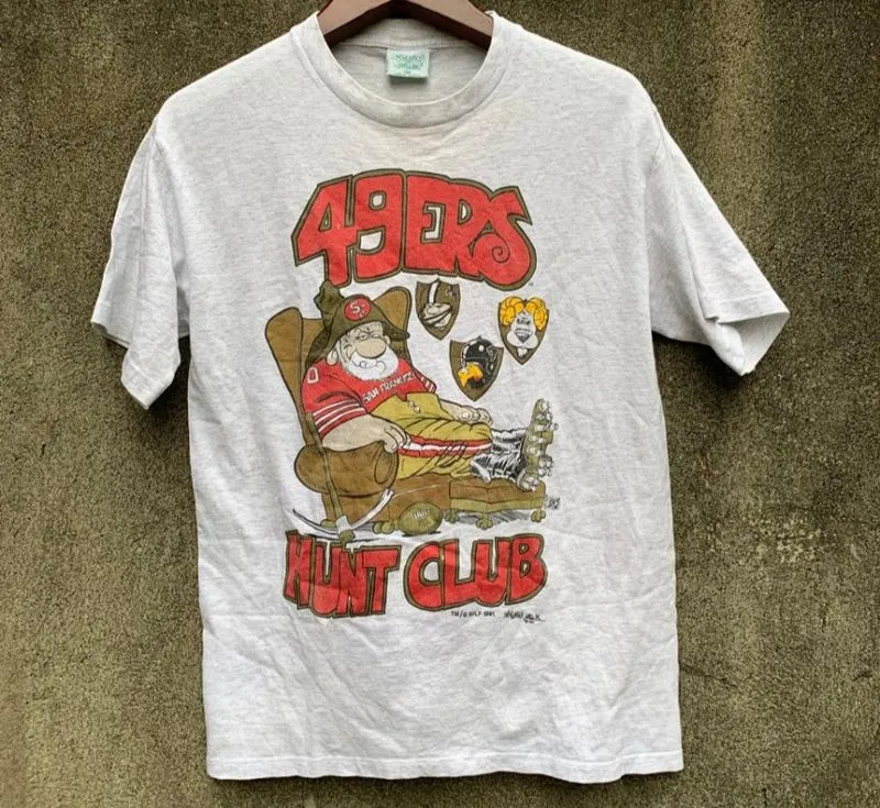Vintage y2k 1991 NfLp Hunt Club 49ers USA size M (p72x52)
 photo 1