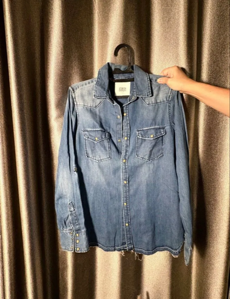 KEMEJA DENIM ZARA photo 1