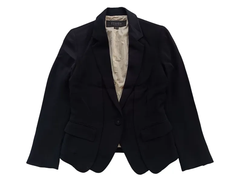 Japanese brand Minimalist Casual Blazer Wanita black photo 1