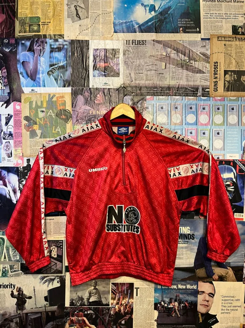 Umbro ajax 90s  jaket/drill top photo 1