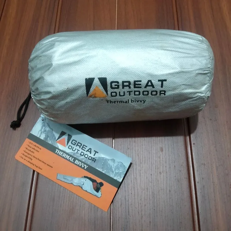 GREAT OUTDOOR THERMAL BIVVY SLEEPING BAG LINER photo 1