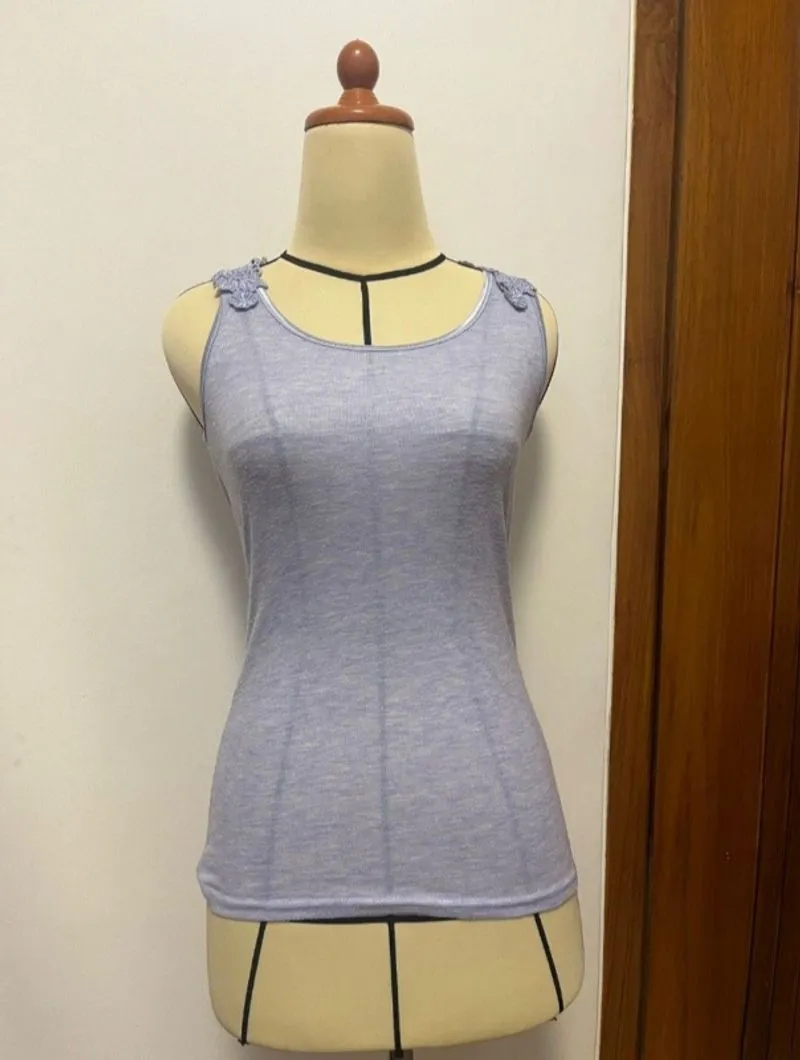 NO NEGO Light Blue Y2K Tank Top photo 1