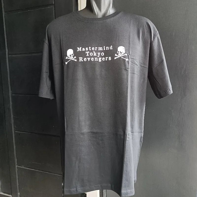 T Shirt pria Baju kaos pria hitam MM TR size 2XL photo 1