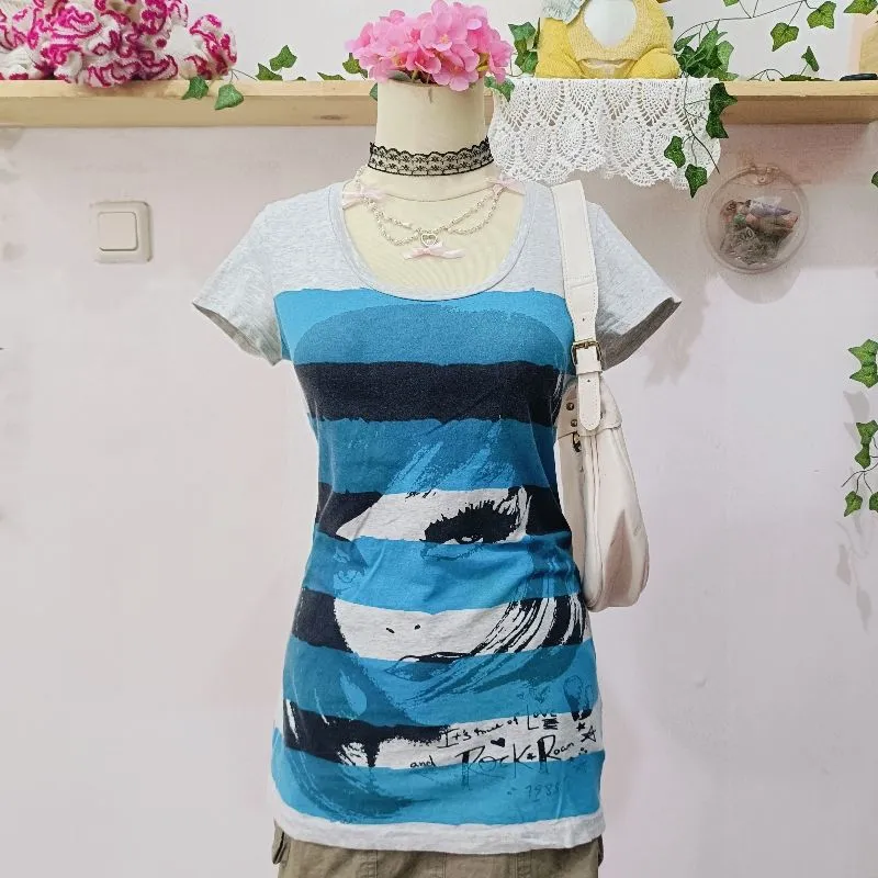 Graphic Tee Euromoda | Y2K • Harajuku • Grunge • Kawaii Casu photo 1
