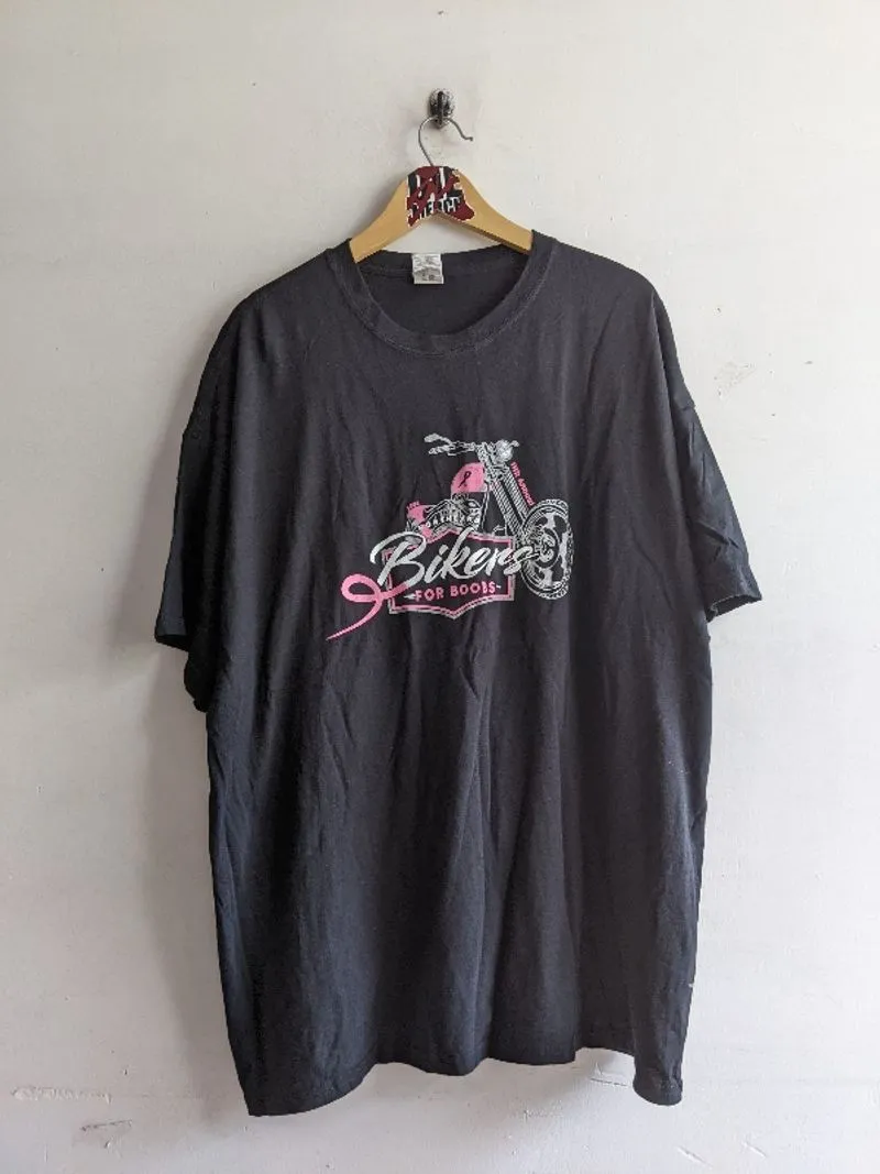 Northland "Bikers For Boobs 2018" Gildan Y2k Event Tee photo 1