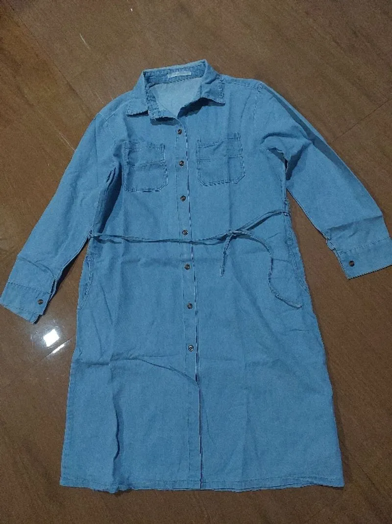 Dress denim baby blue photo 1