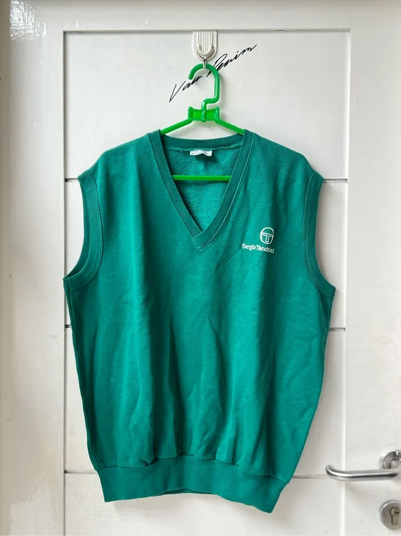 Sergio Tacchini Green Padel Tennis Vest photo 1