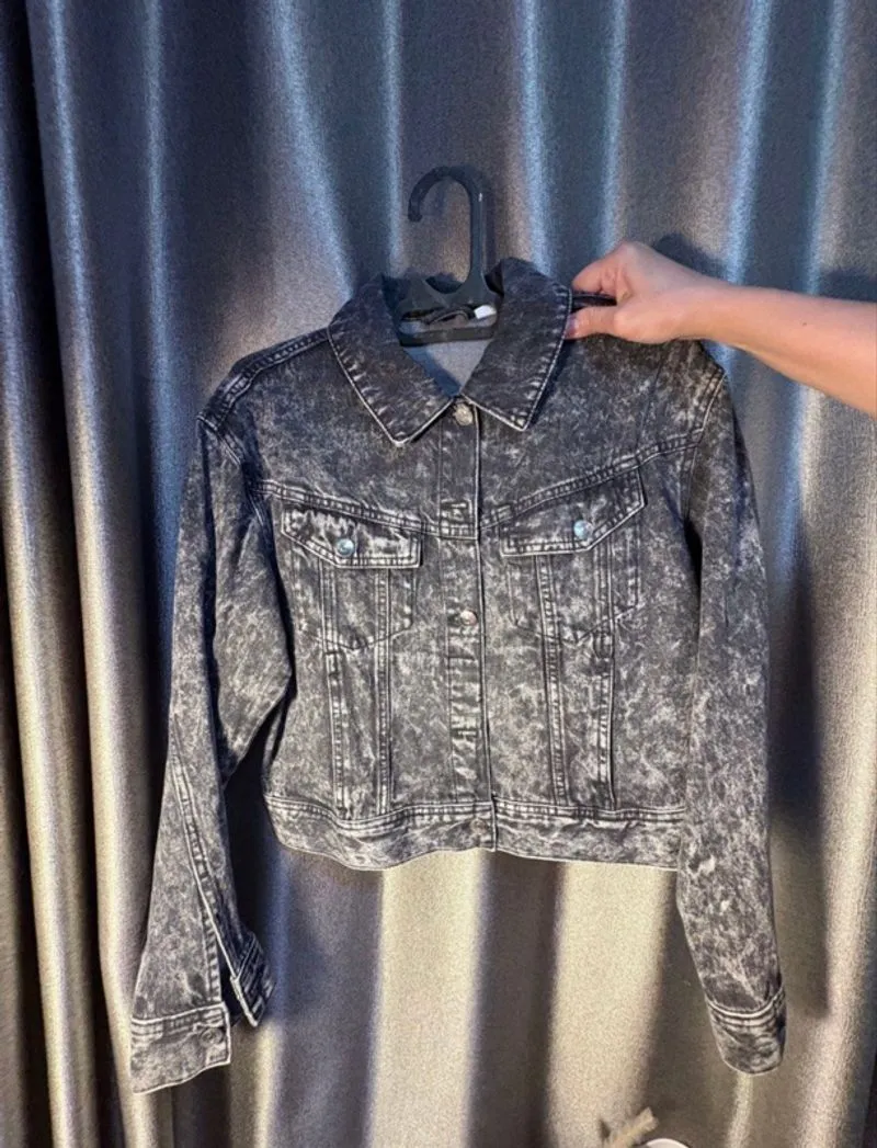 HNM BLACK WASHED JACKET photo 1