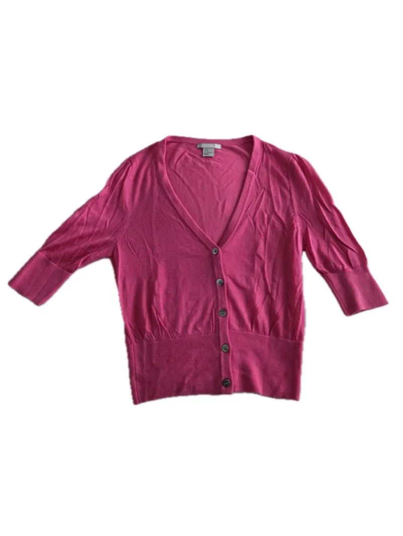 H&M Pink V-Neck Cardigan / Atasan Wanita  photo 1