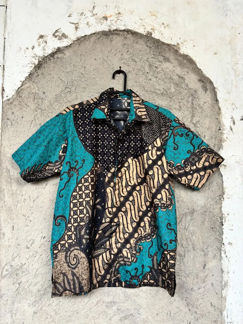 Atasan Batik Pria |Kemeja Batik Lengan Pendek |Atasan Formal photo 1