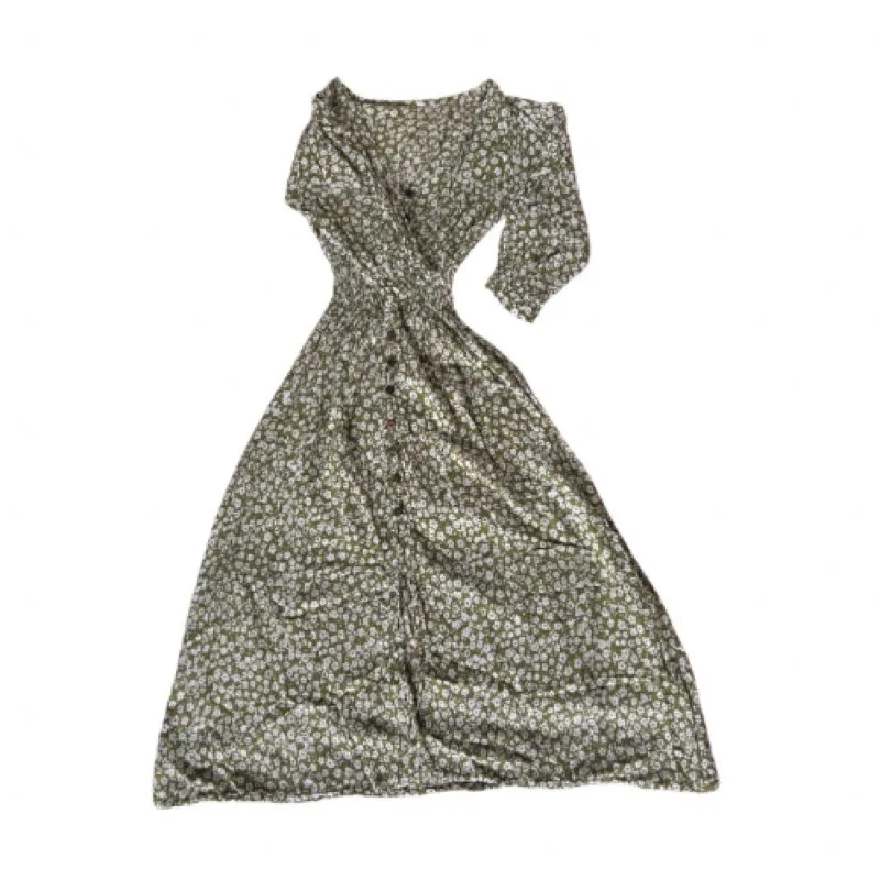A line floral dress photo 1