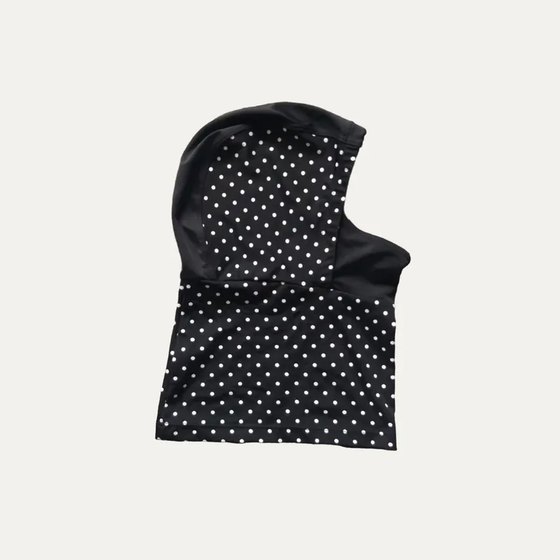 Sportswear Scarf Wanita white black photo 1
