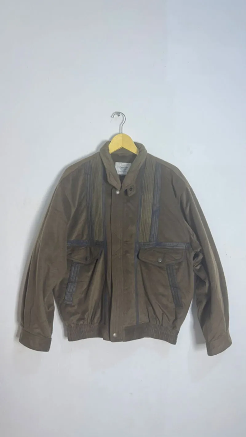 Jaket VINTAGE CLUB Suede Klasik photo 1