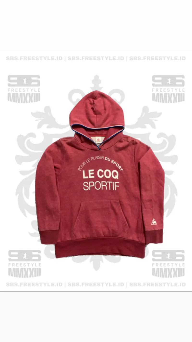 Le Coq Sportif Hoodie Dark Pink photo 1