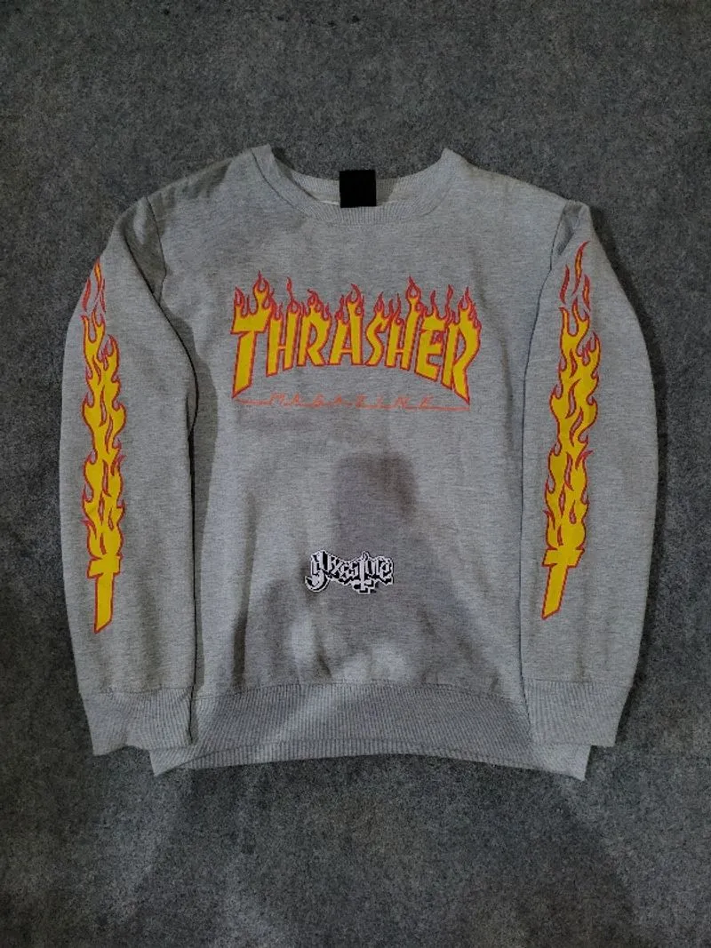 Thrasher Sweater Flame photo 1