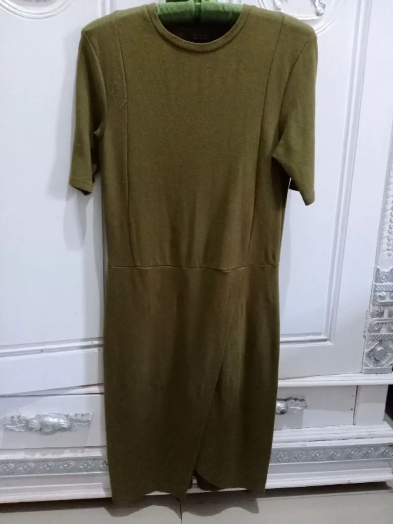 Topshop green dress photo 1