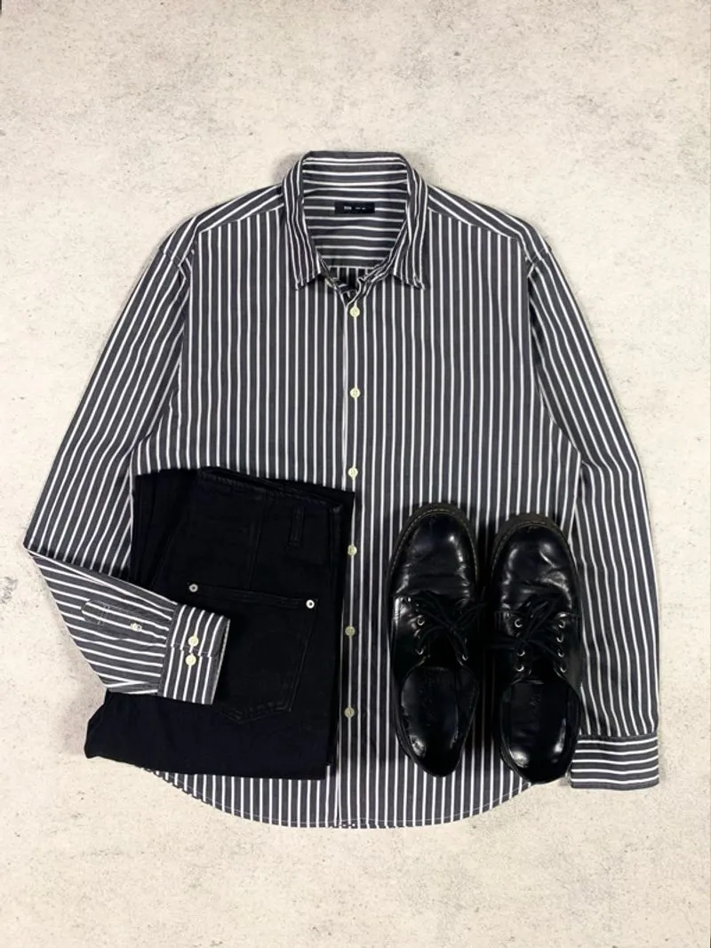kemeja stripe HUM photo 1