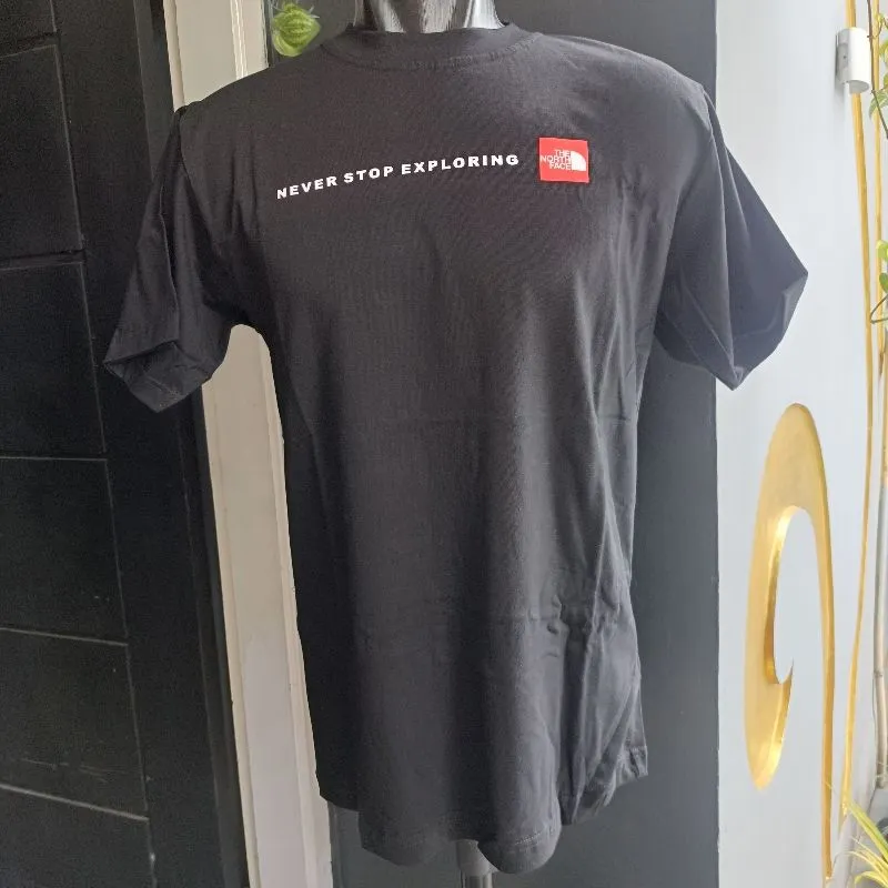 TNF T shirt baju kaos baju kaus Never Stop hitam size M photo 1