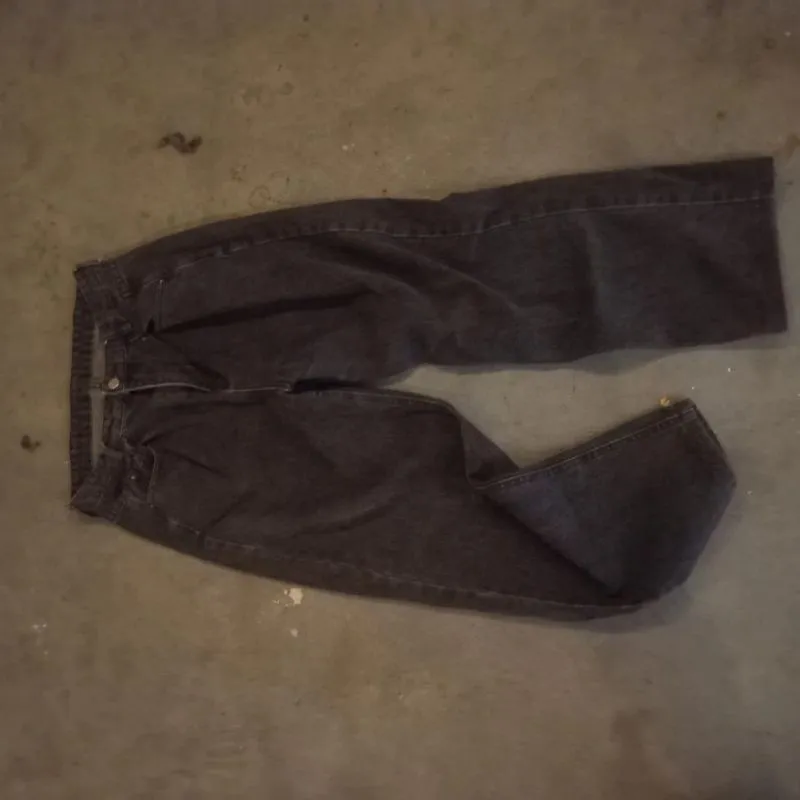 Jeans hitam baggy 28 photo 1