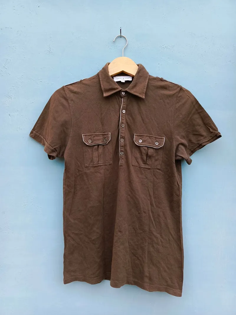Casual Polo shirt Pria green photo 1