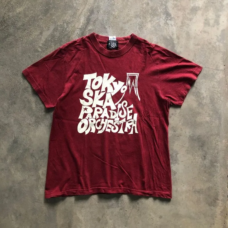 Tokyo ska paradise Tshirt maroon  photo 1