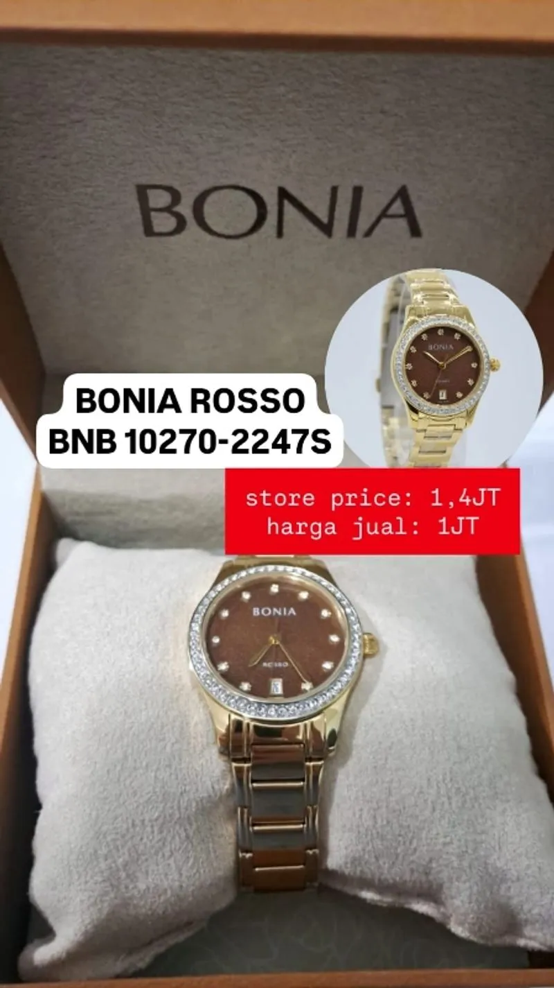 JAM TANGAN BONIA ROSSO - BNB 10270-2247S photo 1