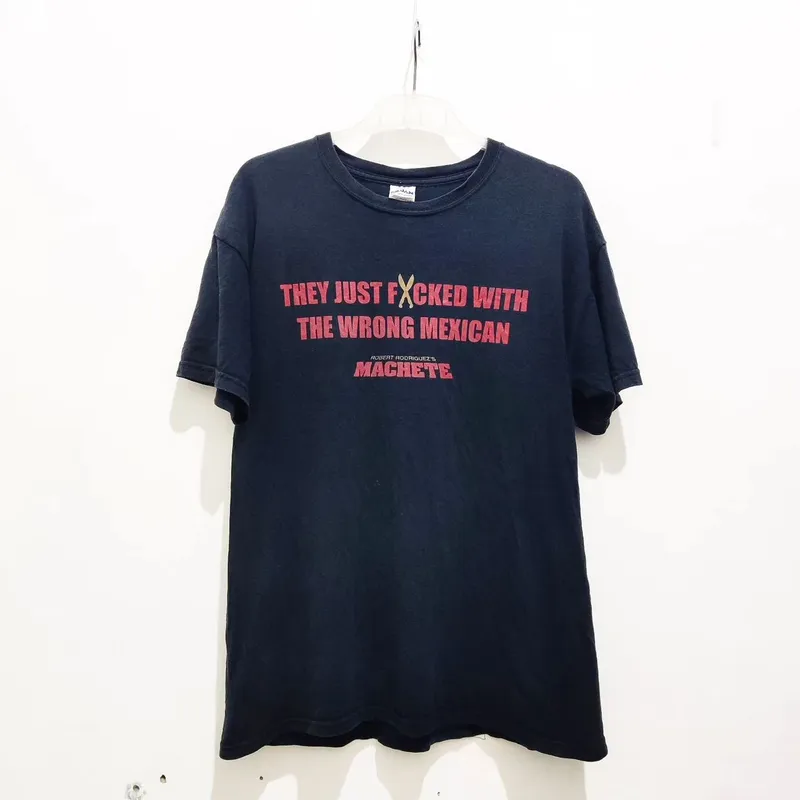 Streetwear Y2K T-shirt Pria black photo 1