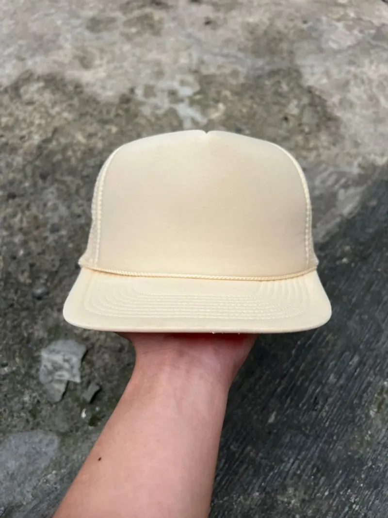 Topi Trucker Vintage Blank  photo 1