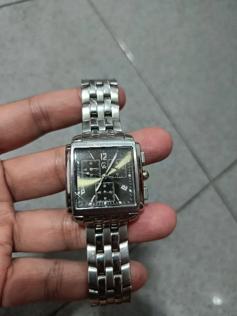 Jam Tangan Chronograph Alexandre Christie Tank 8057BC photo 1