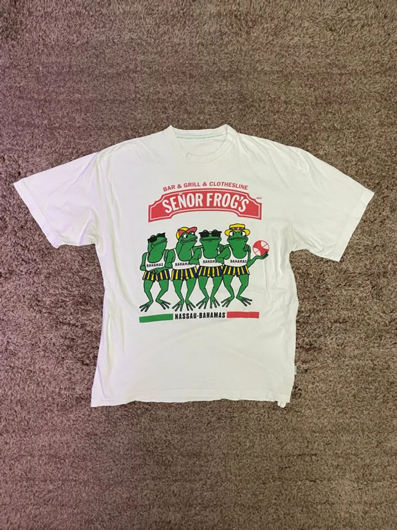 Kaos Vintage Senor Frogs photo 1