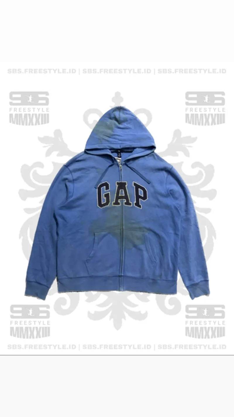 GAP Zip Hoodie Blu photo 1