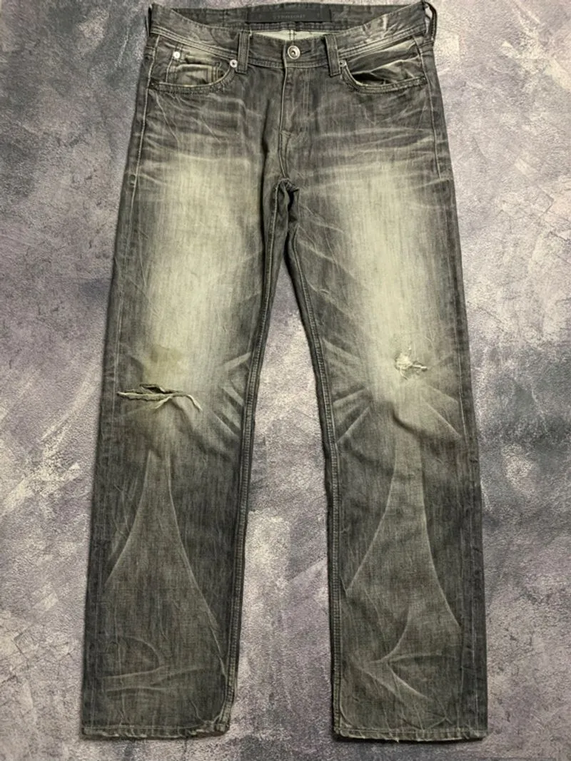 Baggy Jeans Fading ripped photo 1