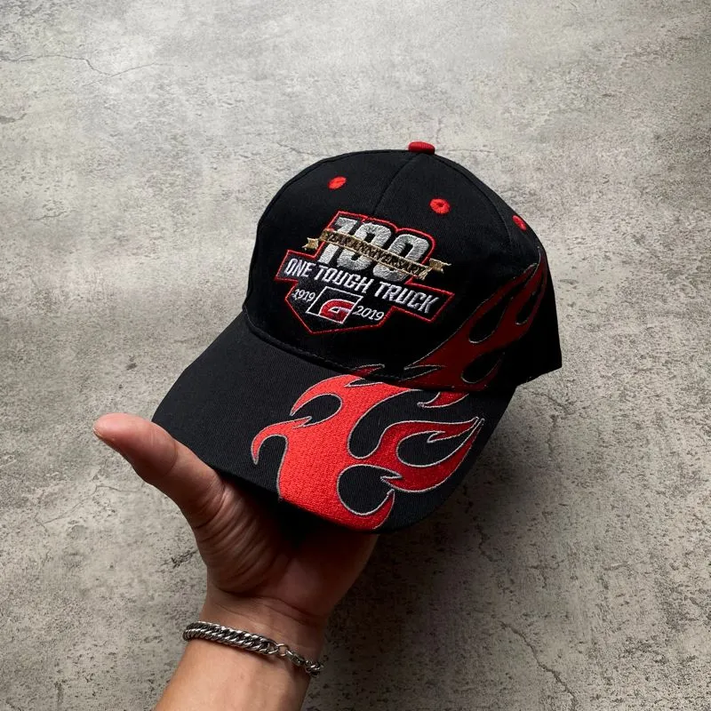 TOPI / HAT NASCAR 100 YEARS ANIV FLAME photo 1