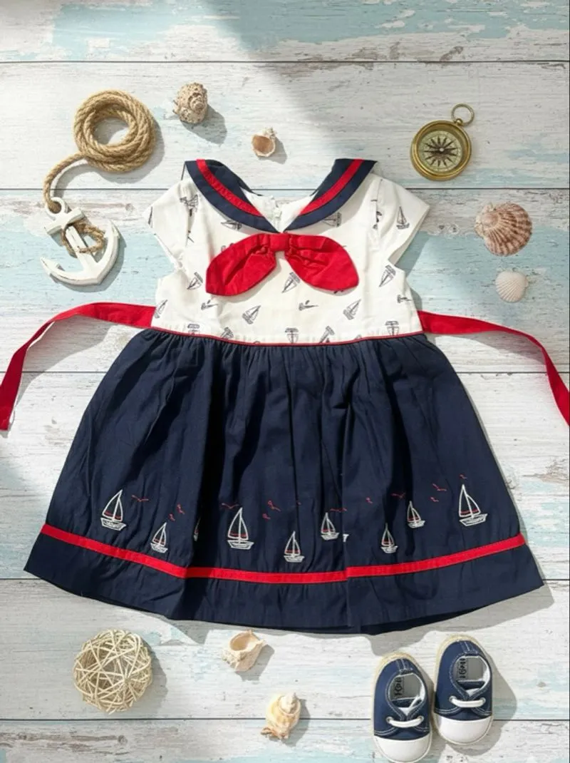 Dress Donitakids Sailor / dress anak / dress baby photo 1