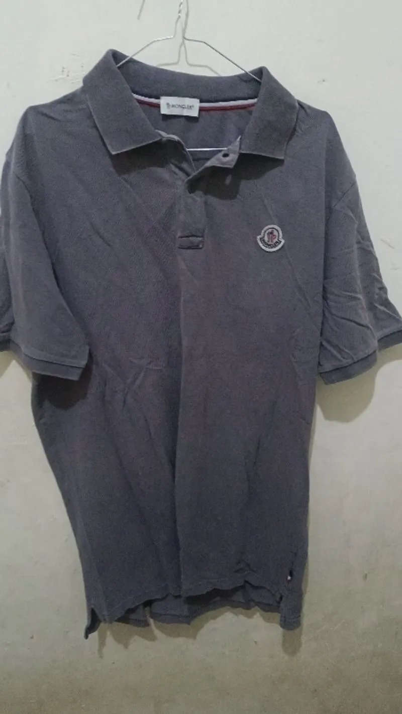 Polo Shirt Moncler Maglia Grey photo 1