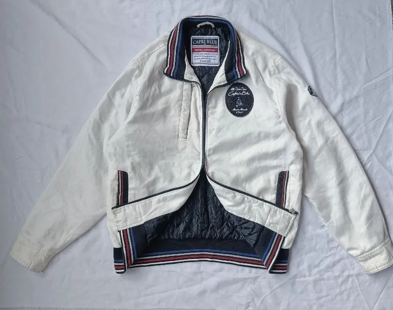 Tracktop Vintage Capri Blue Italy White photo 1