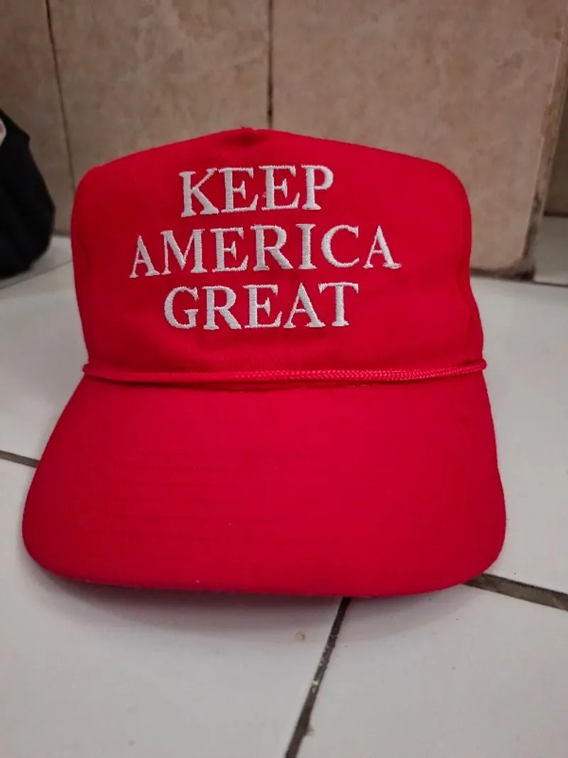 rope hat  (keep america great cap)  photo 1