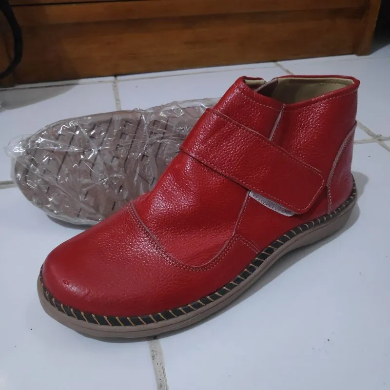 XAVIERE LEATHER sepatu boots baru size 40 photo 1