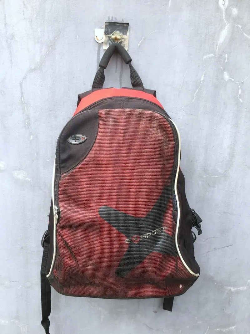 Tas Ransel Exsport Hitam Merah photo 1