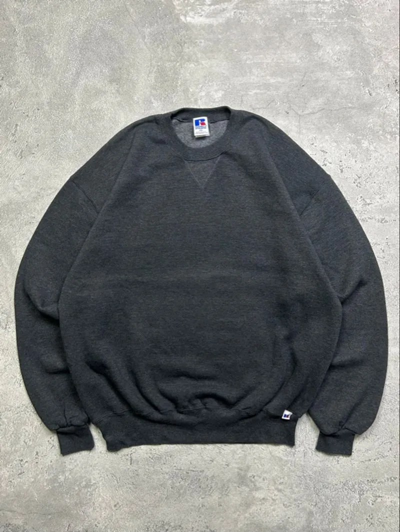 Dark Grey Russell Athletic 2000'S Crewneck photo 1