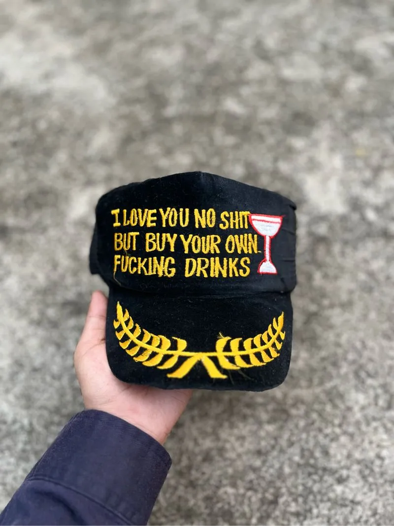 Vintage Hat Pria black photo 1