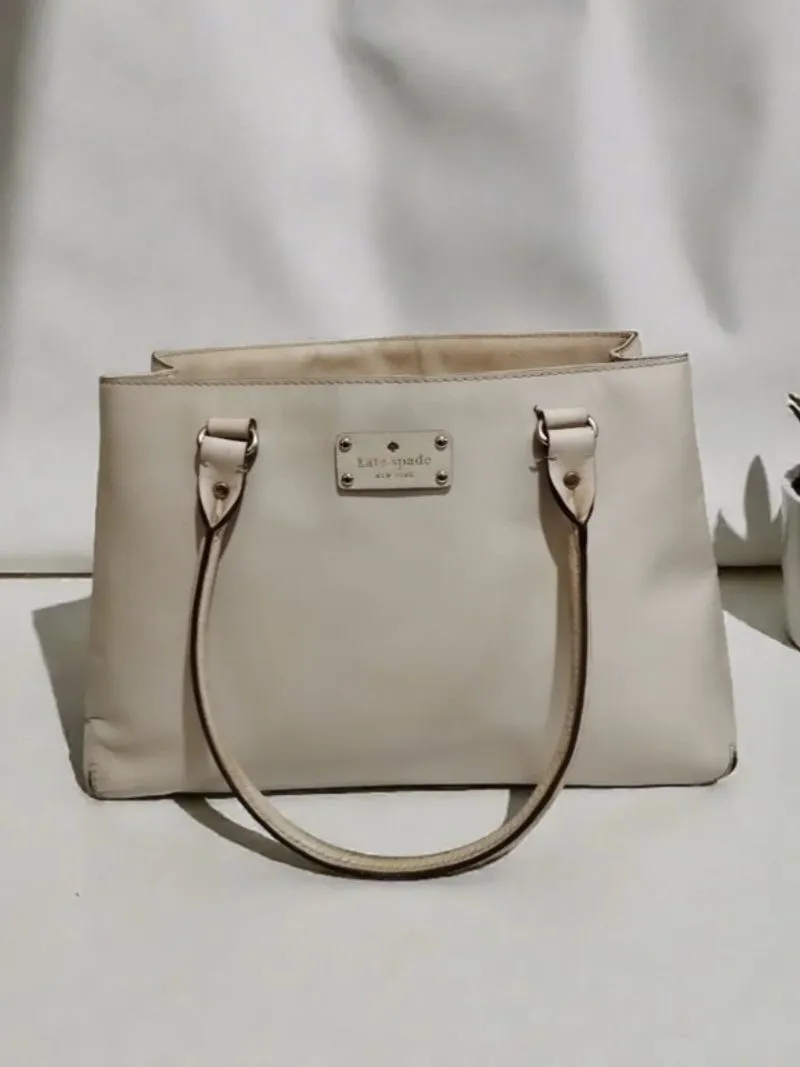 Kate Spade Ivory Quinn Tote Bag Original photo 1
