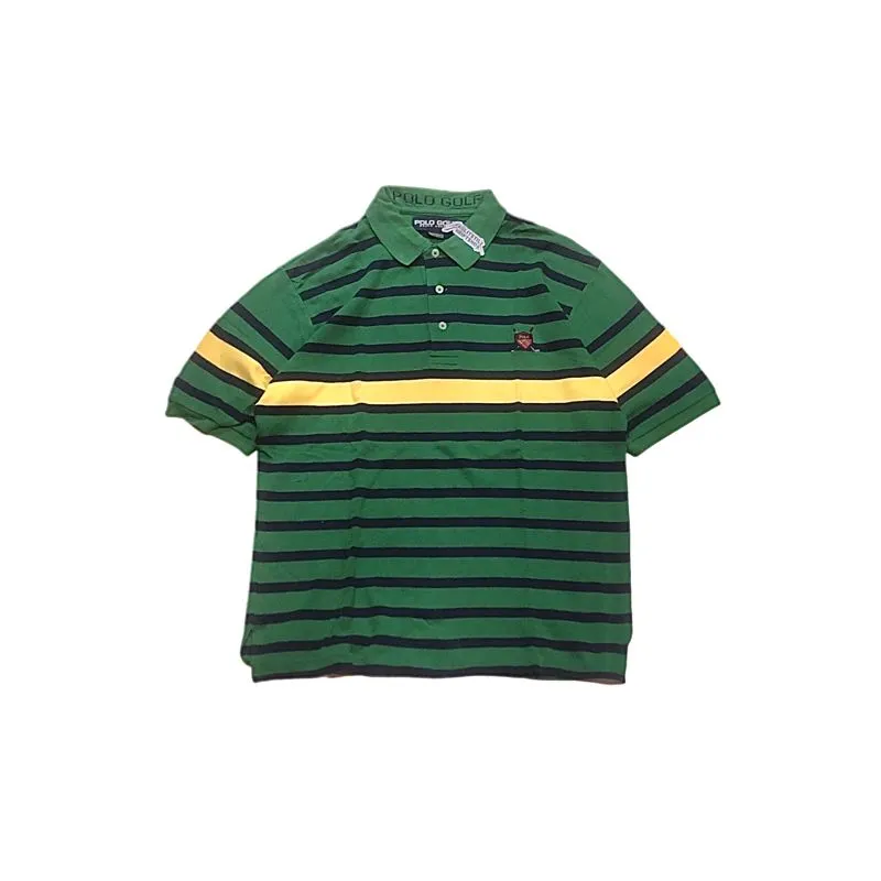 POLO GOLF Ralph Lauren Stripe Eimbordery Logo Poloshirts photo 1