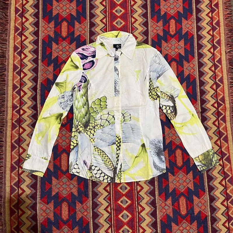 Just cavali snake print shirt photo 1