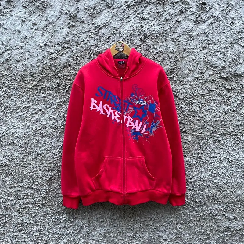 Hoodie Street Basketball Unisex Pria Wanita photo 1